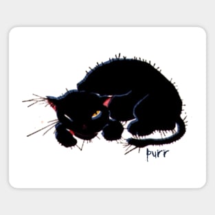 Scruffy Cat Magnet